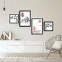 Wallity Cuadro Decorativo de 4 Piezas Multicolor